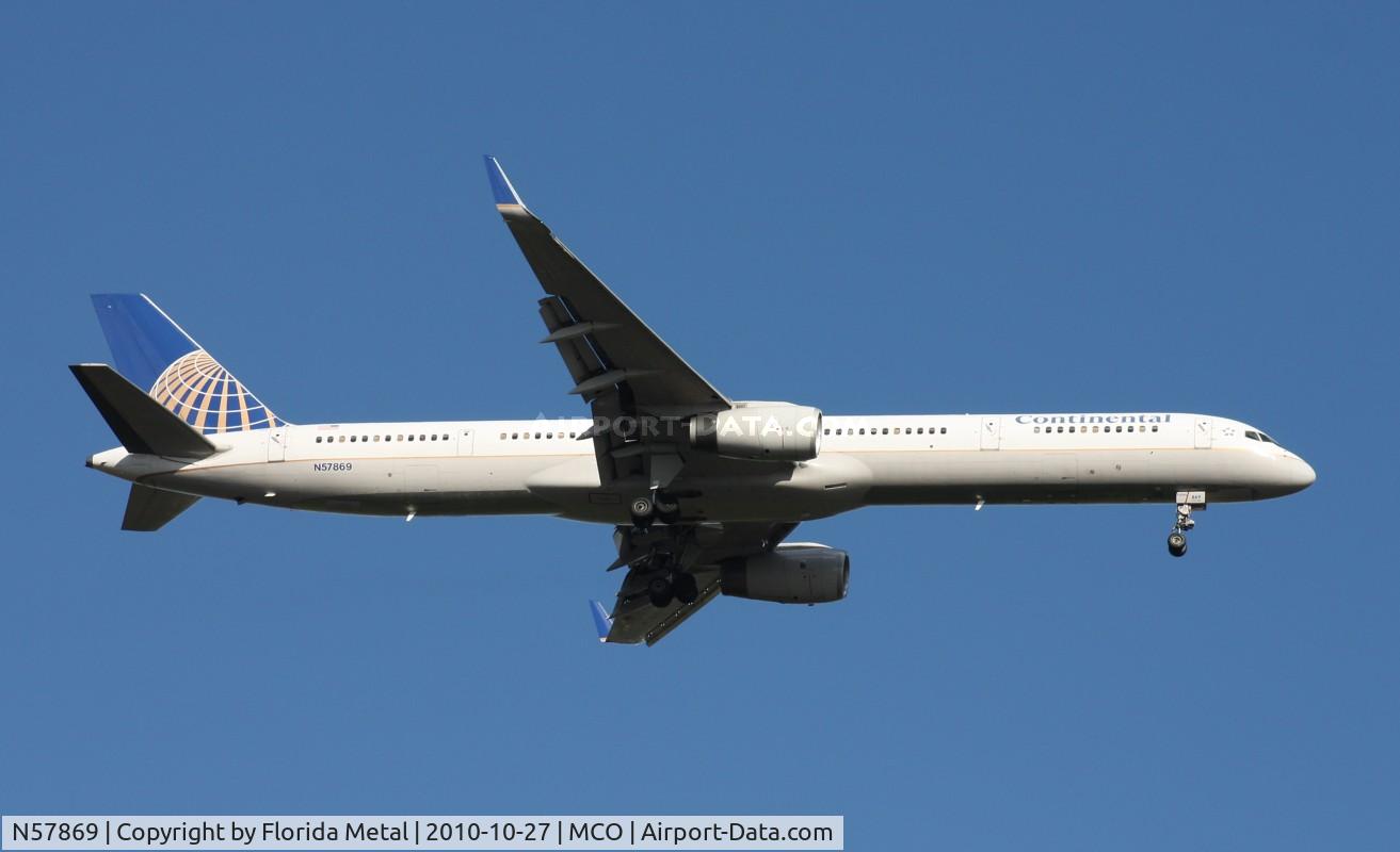 N57869, 2002 Boeing 757-33N C/N 32593, Continental 757-300