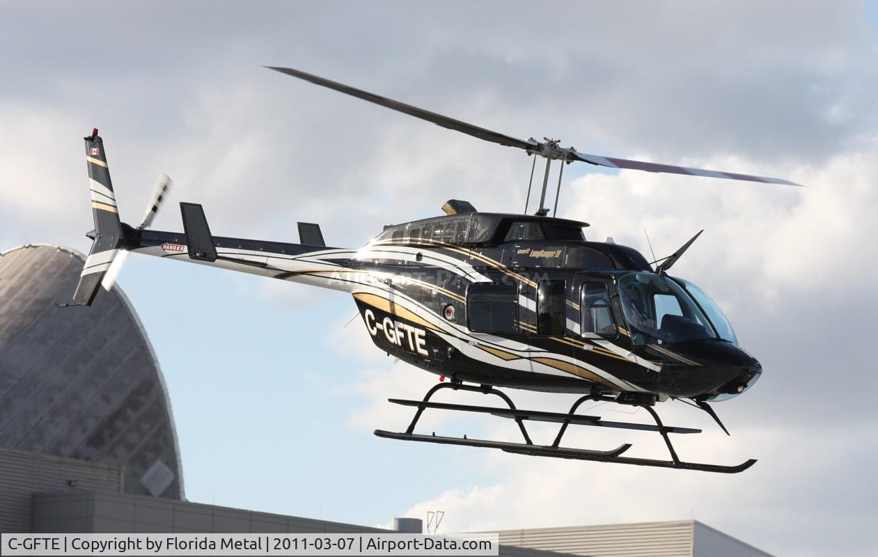 C-GFTE, 2004 Bell 206L-4 LongRanger IV LongRanger C/N 52301, Bell 206L leaving Heliexpo Orlando