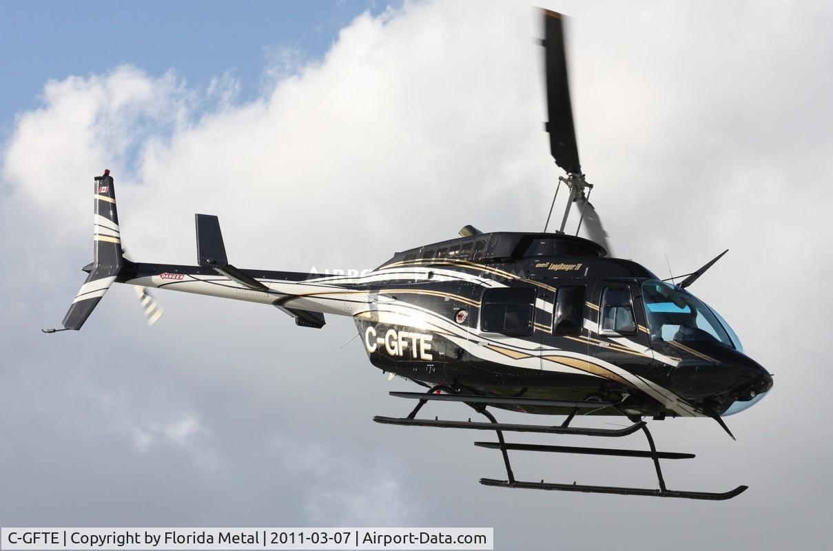 C-GFTE, 2004 Bell 206L-4 LongRanger IV LongRanger C/N 52301, Bell 206L leaving Heliexpo Orlando