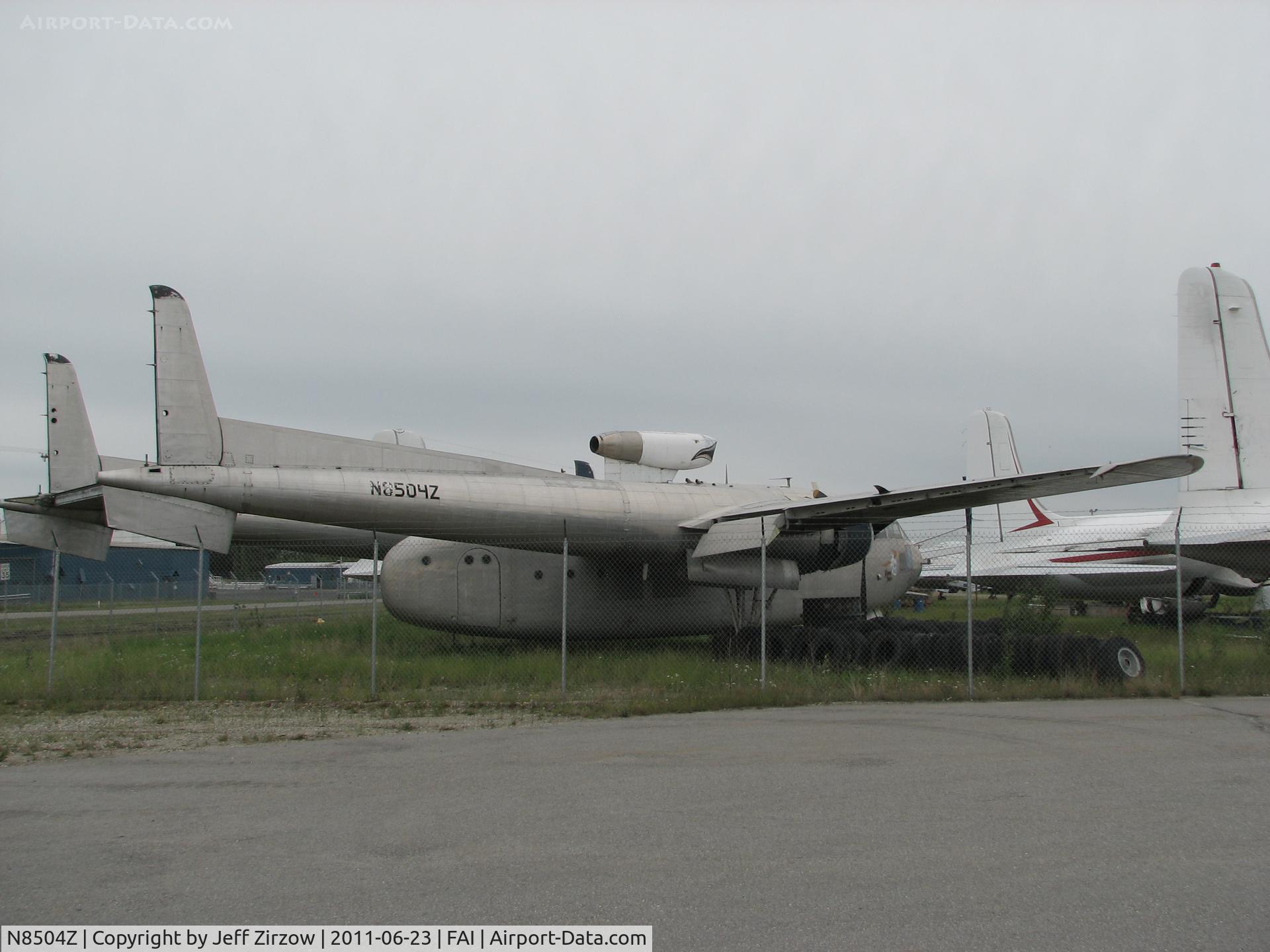 N8504Z, 1953 Fairchild C-119G Flying Boxcar C/N 11253, Taken in Fairbanks, AK
