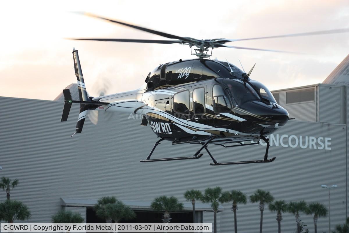 C-GWRD, 2010 Bell 429 GlobalRanger C/N 57012, Bell 429 leaving Heliexpo Orlando