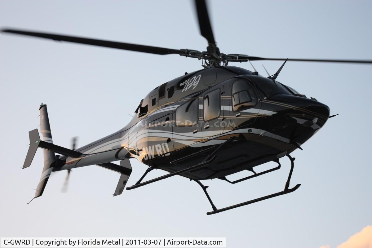 C-GWRD, 2010 Bell 429 GlobalRanger C/N 57012, Bell 429 leaving Heliexpo Orlando