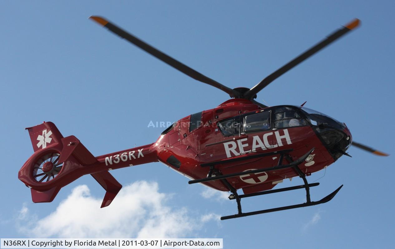 N36RX, Eurocopter EC-135P-2+ C/N 0859, EC 135 leaving Heliexpo Orlando