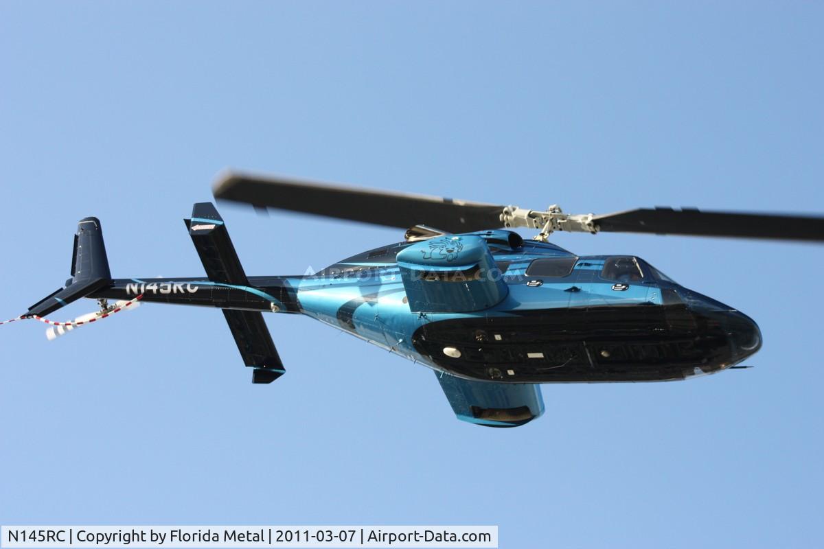 N145RC, 1993 Bell 230 C/N 23014, Bell 230 leaving Heliexpo Orlando