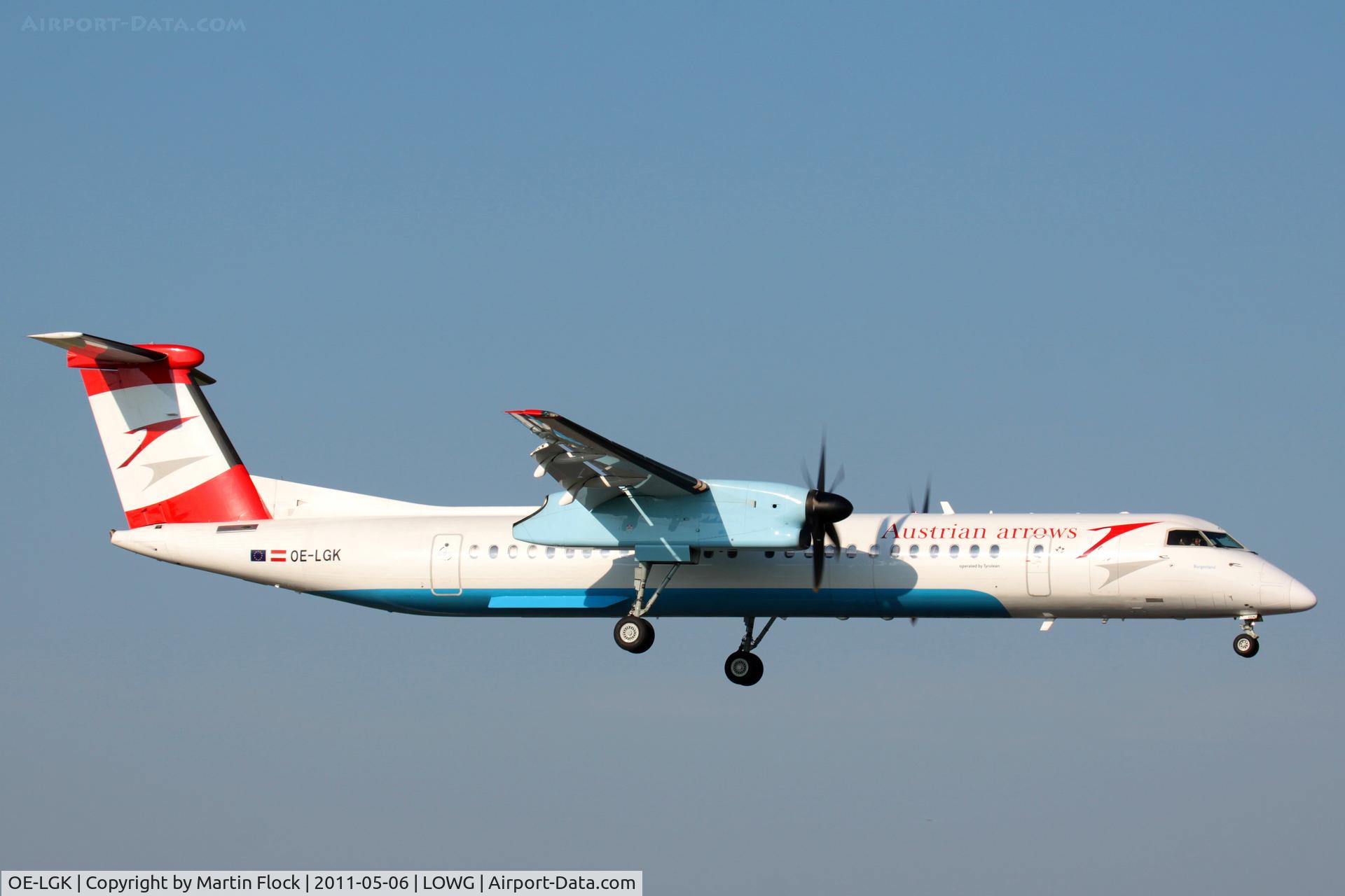 OE-LGK, 2009 De Havilland Canada DHC-8-402Q Dash 8 C/N 4280, .....