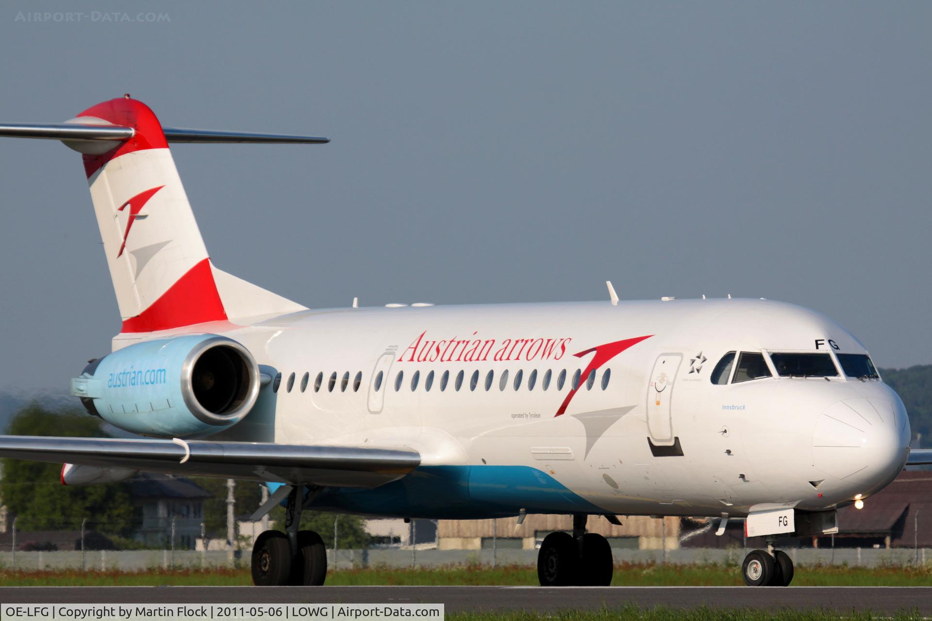 OE-LFG, 1995 Fokker 70 (F-28-0070) C/N 11549, .....