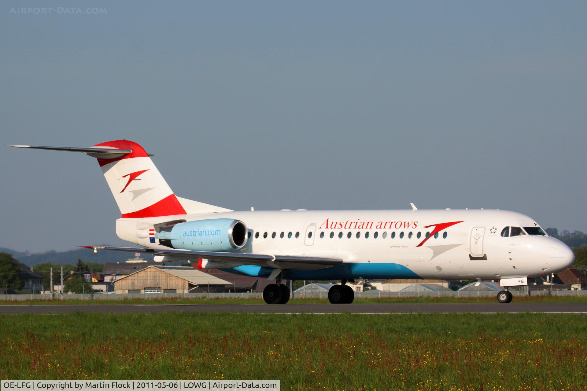 OE-LFG, 1995 Fokker 70 (F-28-0070) C/N 11549, .....