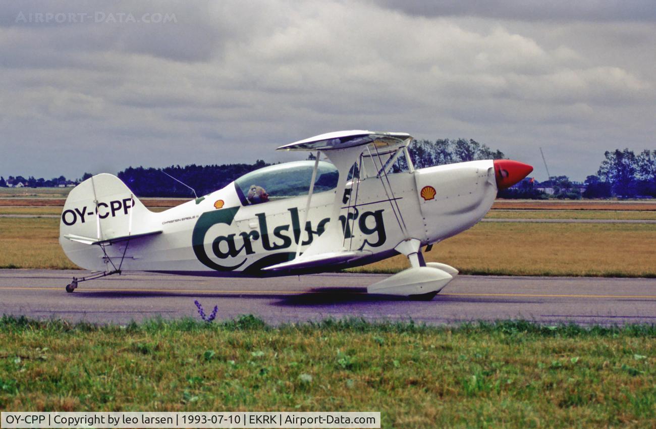 OY-CPP, 1981 Christen Eagle II C/N FATOUT 0001, Roskilde Air Show RKE 10.7.93.ex N22JF