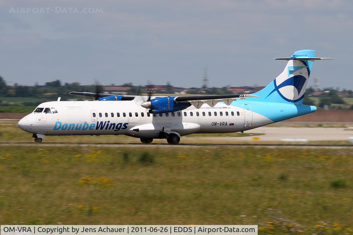OM-VRA, 1993 ATR 72-202 C/N 373, Arriving from Rimini