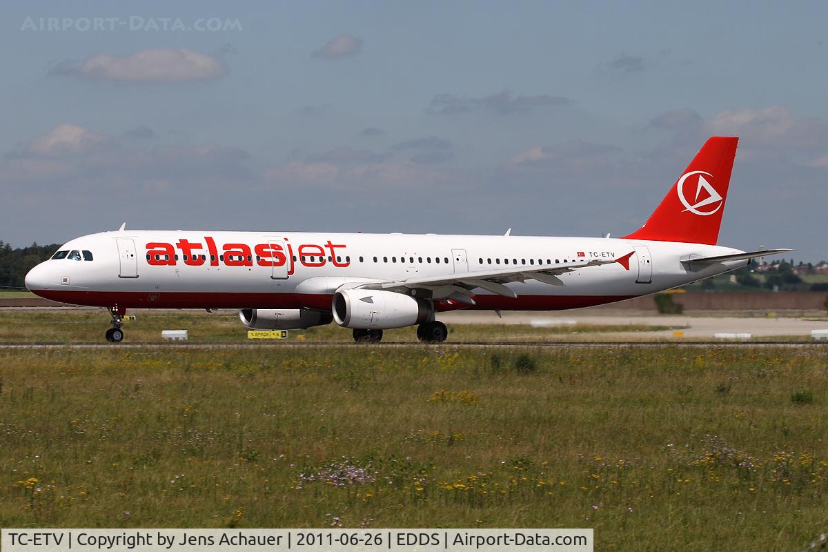 TC-ETV, 2003 Airbus A321-231 C/N 1950, Departing STR