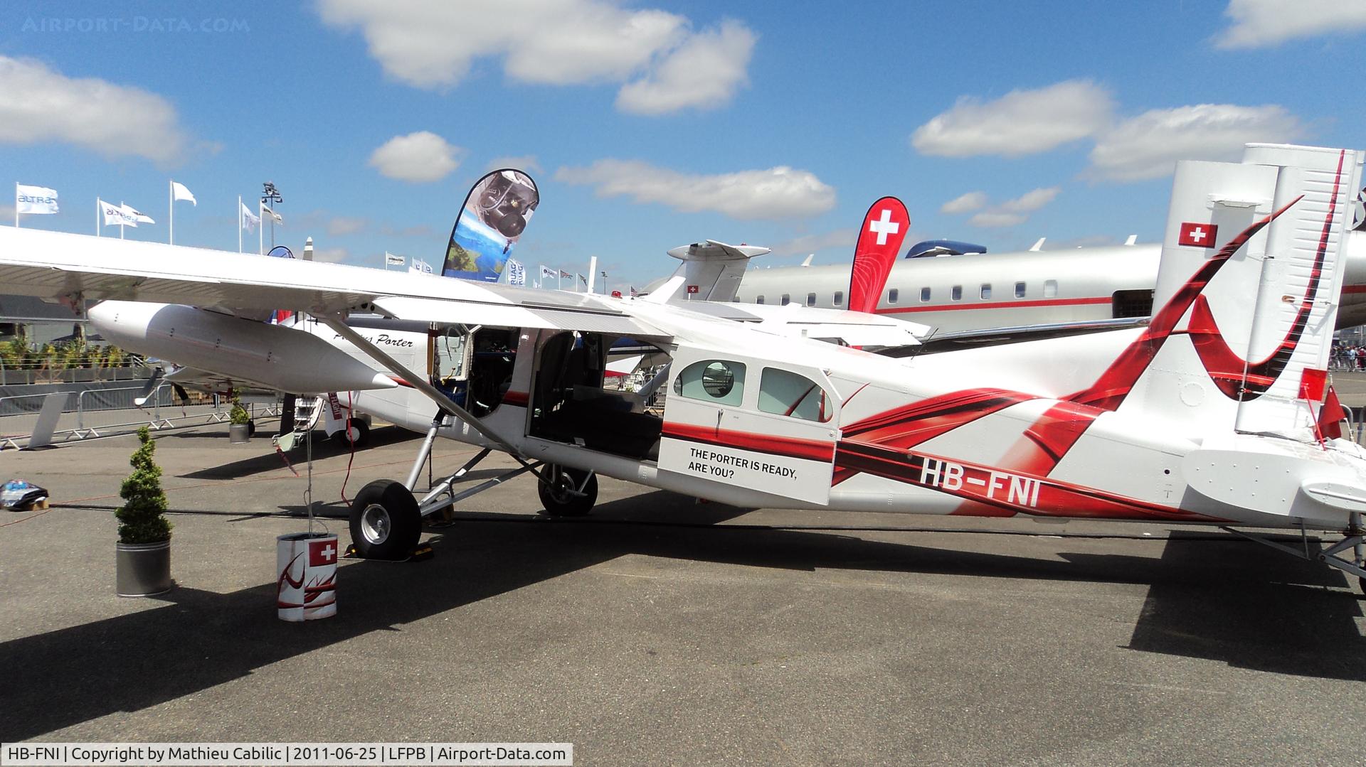 HB-FNI, 2008 Pilatus PC-6/B2-H4 Turbo Porter C/N 964, Pilatus PC-6 B2-H4