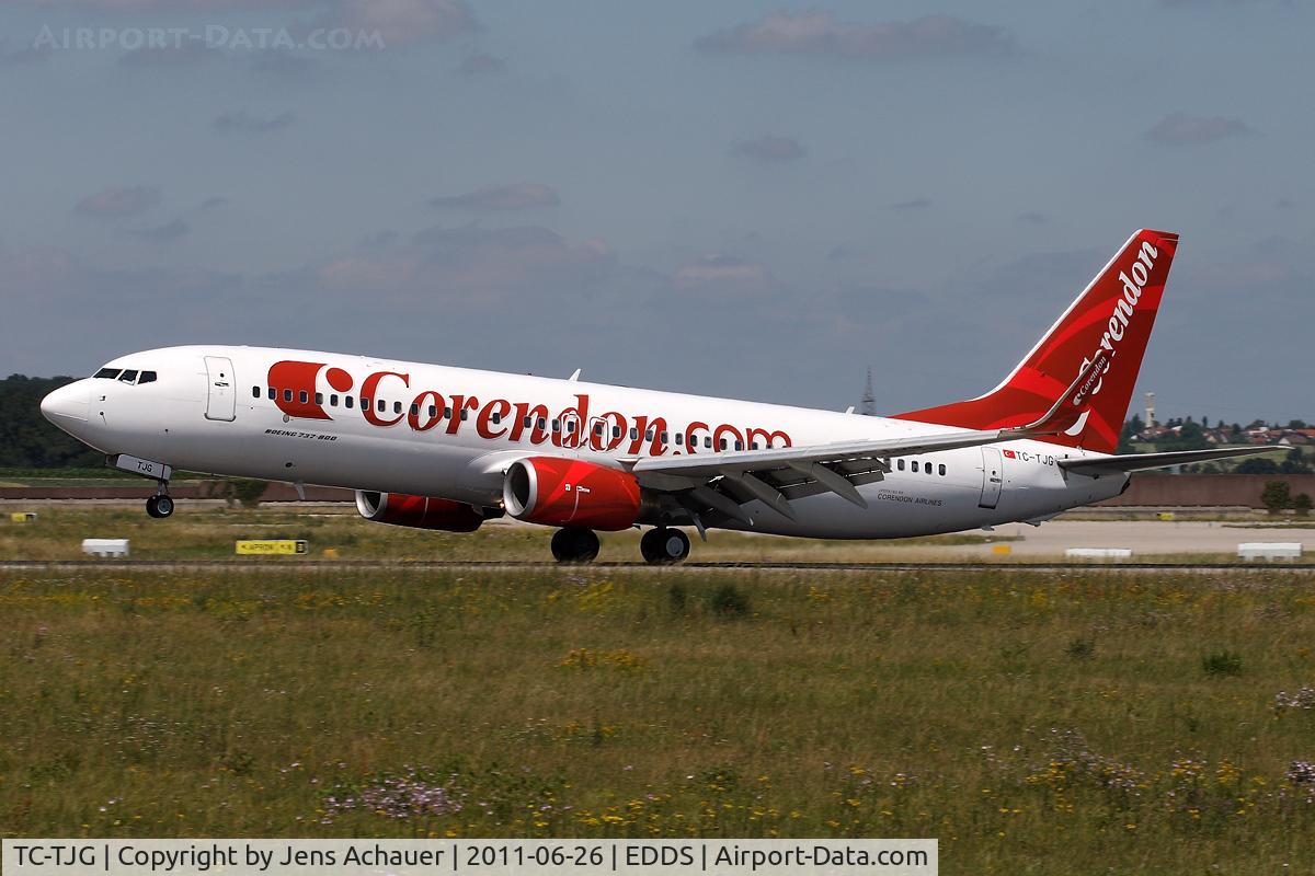 TC-TJG, 1999 Boeing 737-86J C/N 29120, Arriving STR