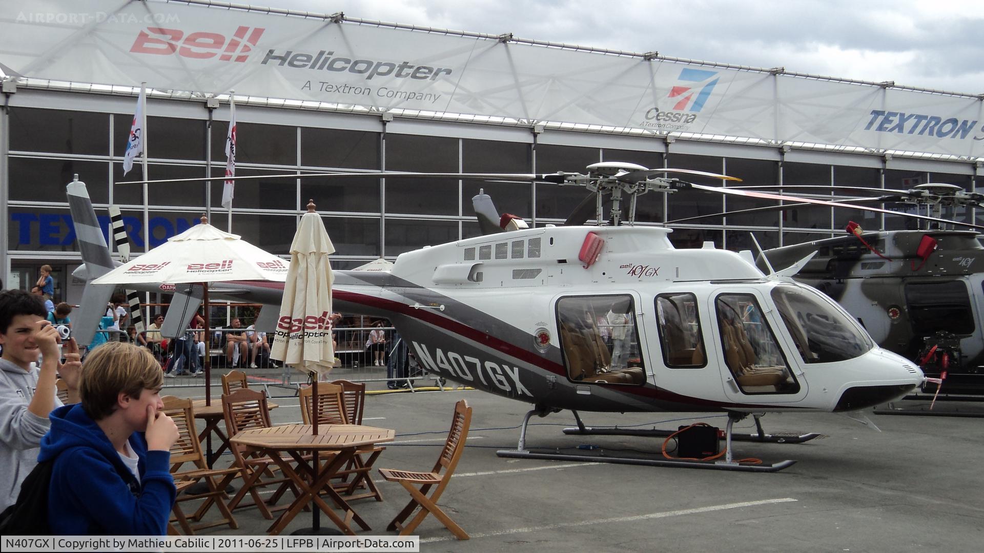 N407GX, 2010 Bell 407 C/N 54300, Bell Helicopter Textron Canada 407