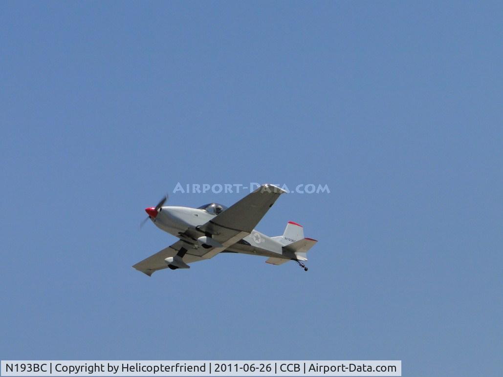 N193BC, 2007 Bushby Mustang II C/N M-II 193, Airbourne and heading westbound