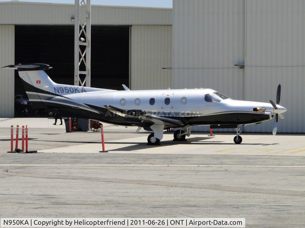 N950KA, 2006 Pilatus PC-12/47 C/N 730, Parked on the southside