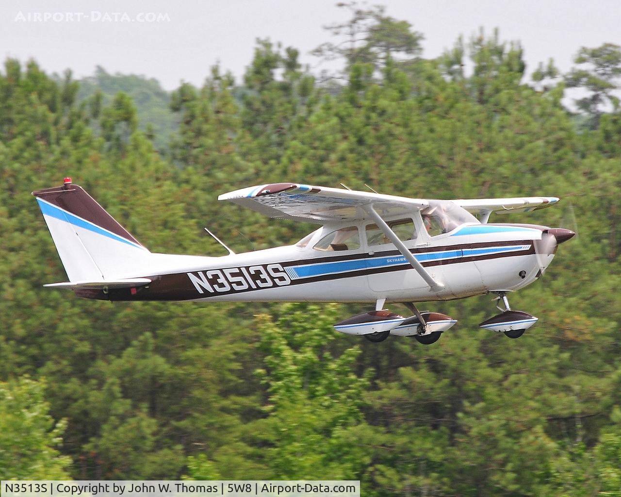N3513S, 1963 Cessna 172E C/N 17250713, Touch-n-go