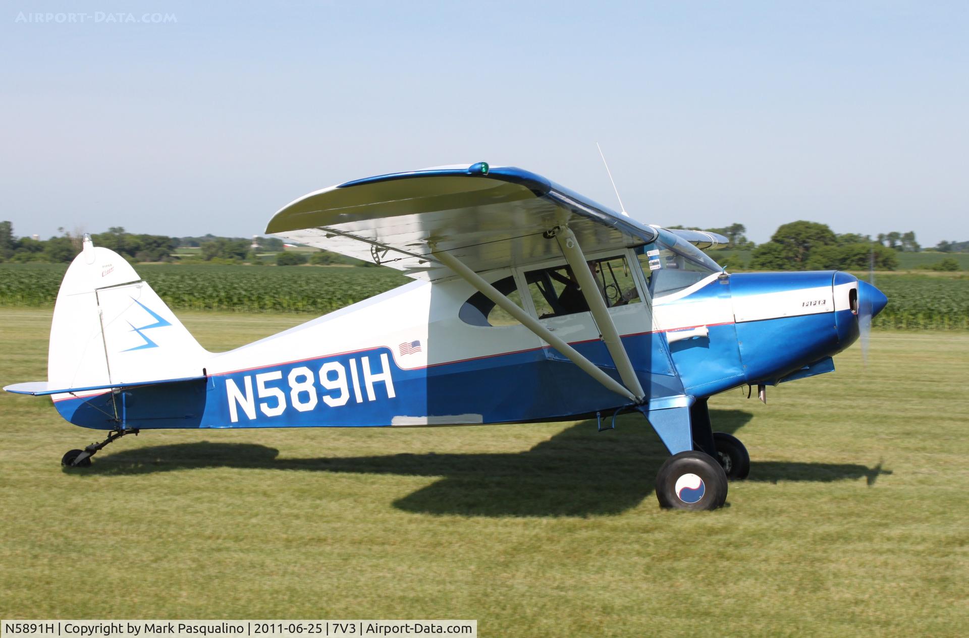 N5891H, 1949 Piper PA-16 Clipper C/N 16-512, Piper PA-16
