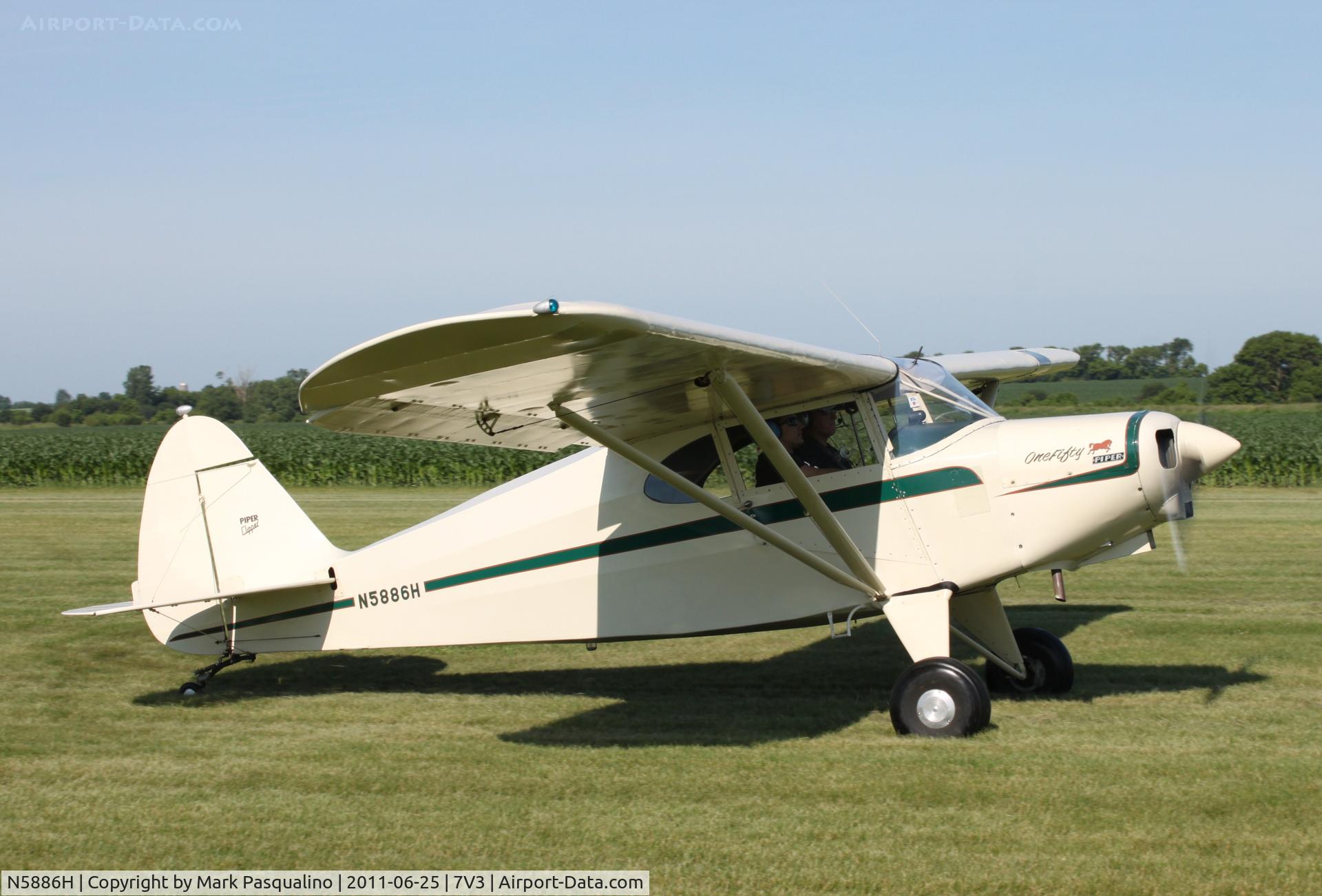 N5886H, 1949 Piper PA-16 Clipper C/N 16-503, Piper PA-16