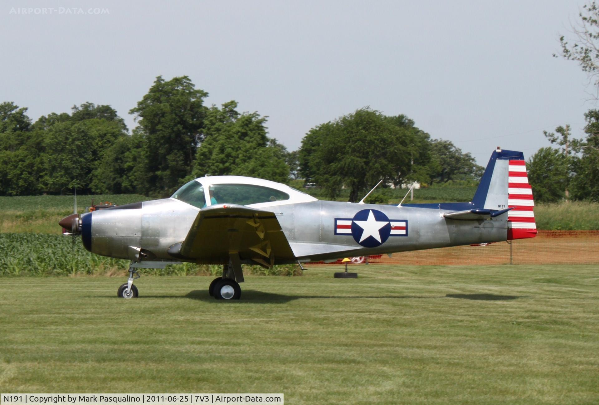 N191, 1950 Ryan Navion A C/N NAV-4-2033, Navion A