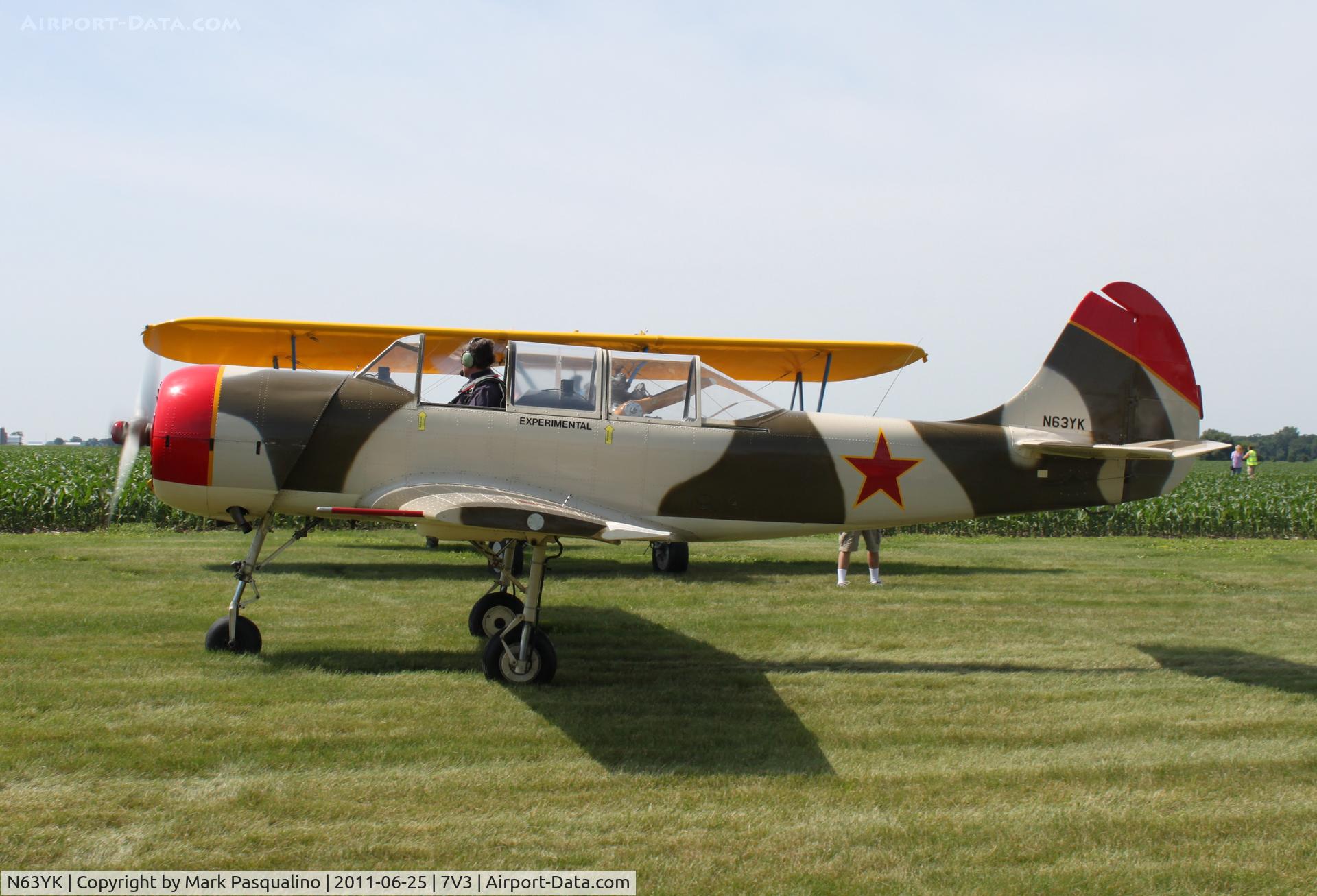 N63YK, Yakovlev (Aerostar) Yak-52 C/N 844209, YAK-52