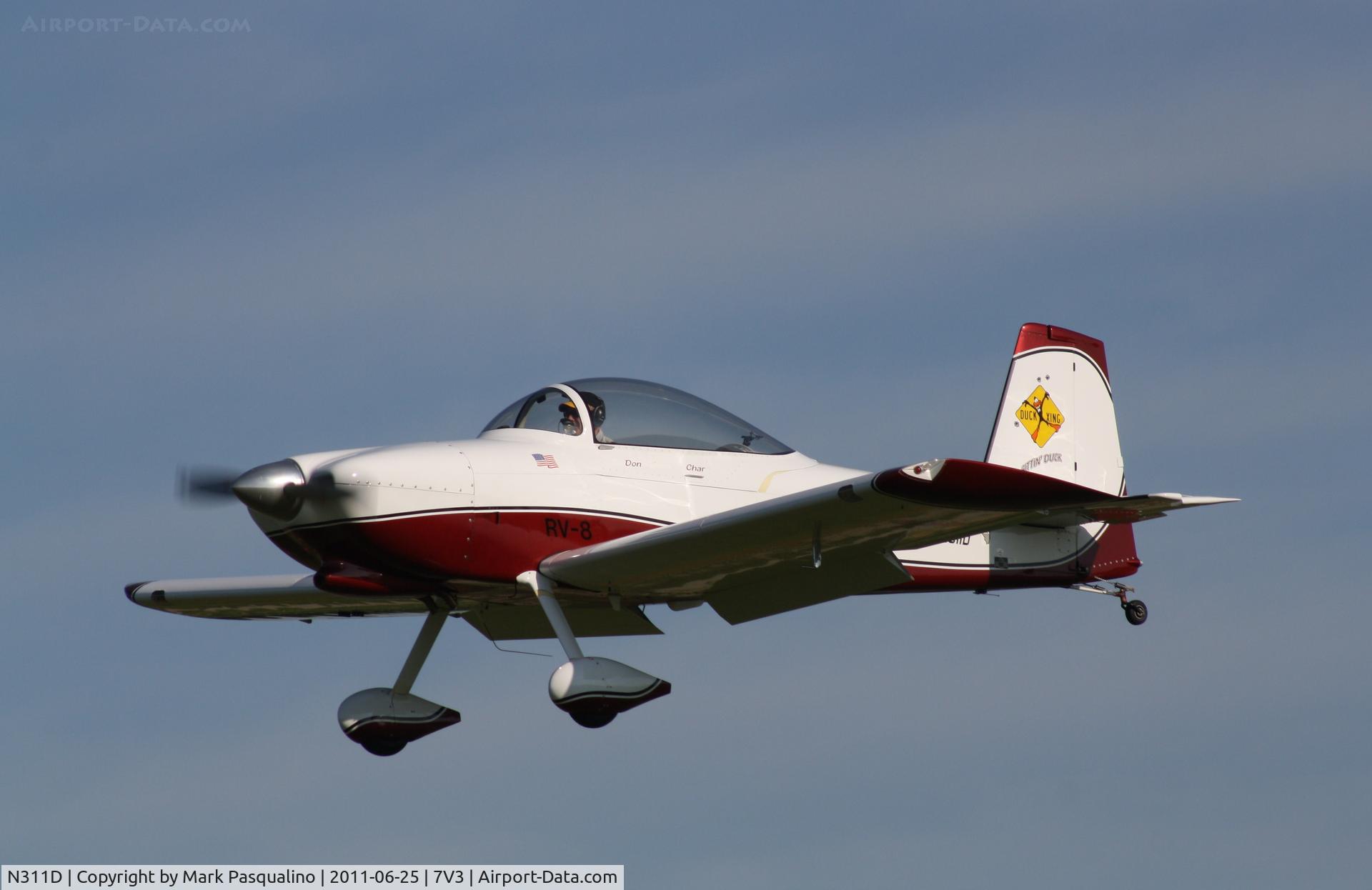 N311D, 2005 Vans RV-8 C/N 81159, RV-8