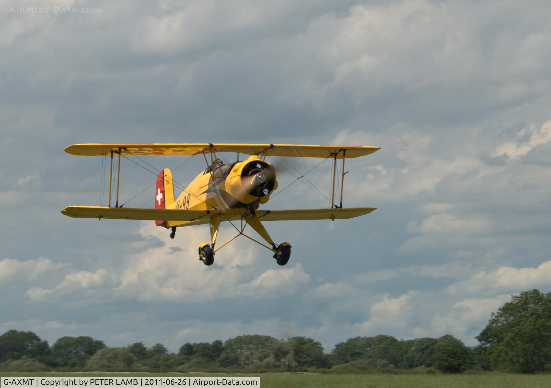 G-AXMT, 1938 Bucker Bu-133C Jungmeister C/N 46, Phot taken at Breighton E.Yorks.