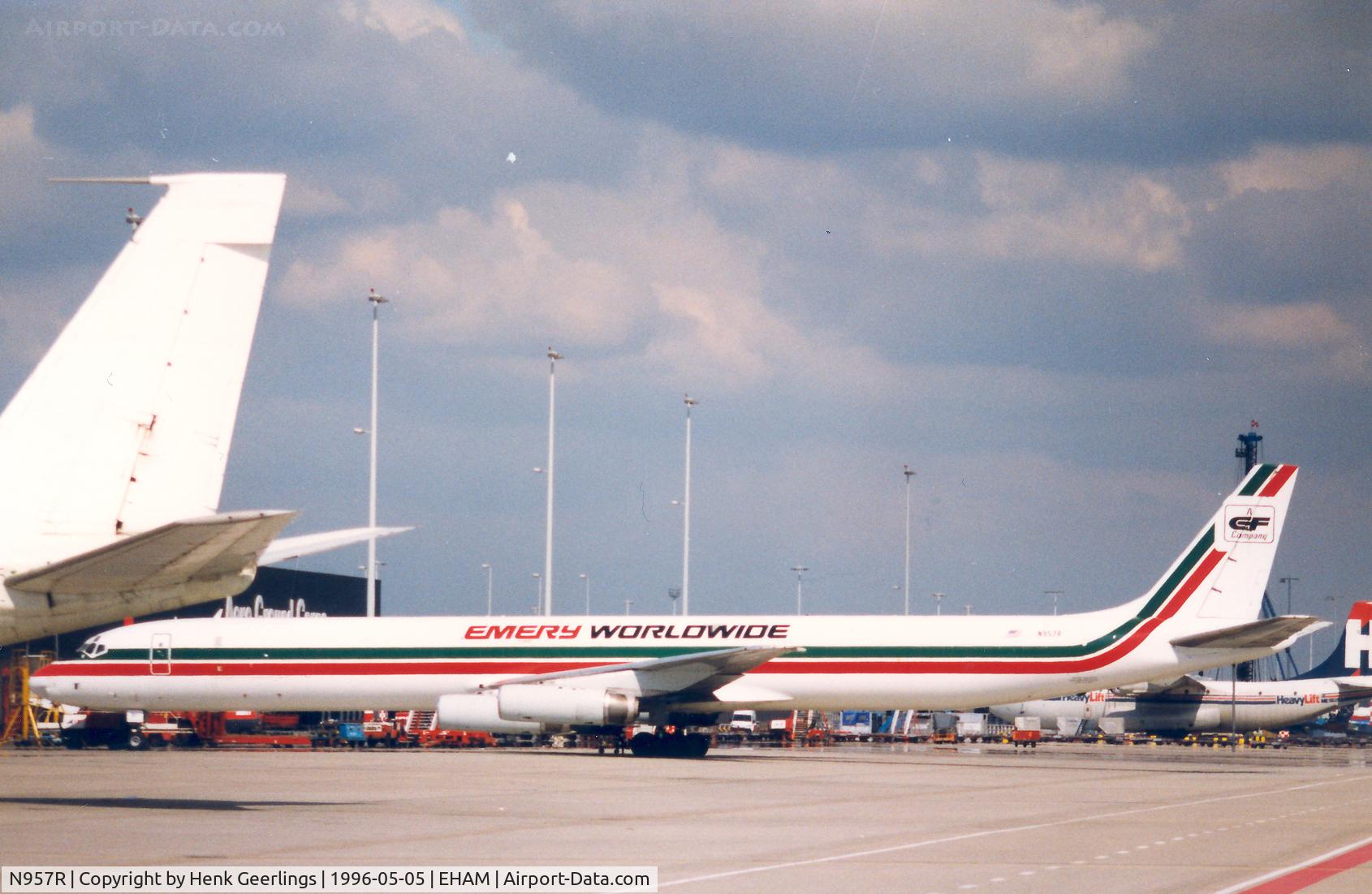 N957R, 1970 Douglas DC-8-63F C/N 46137, Emery Worldwide