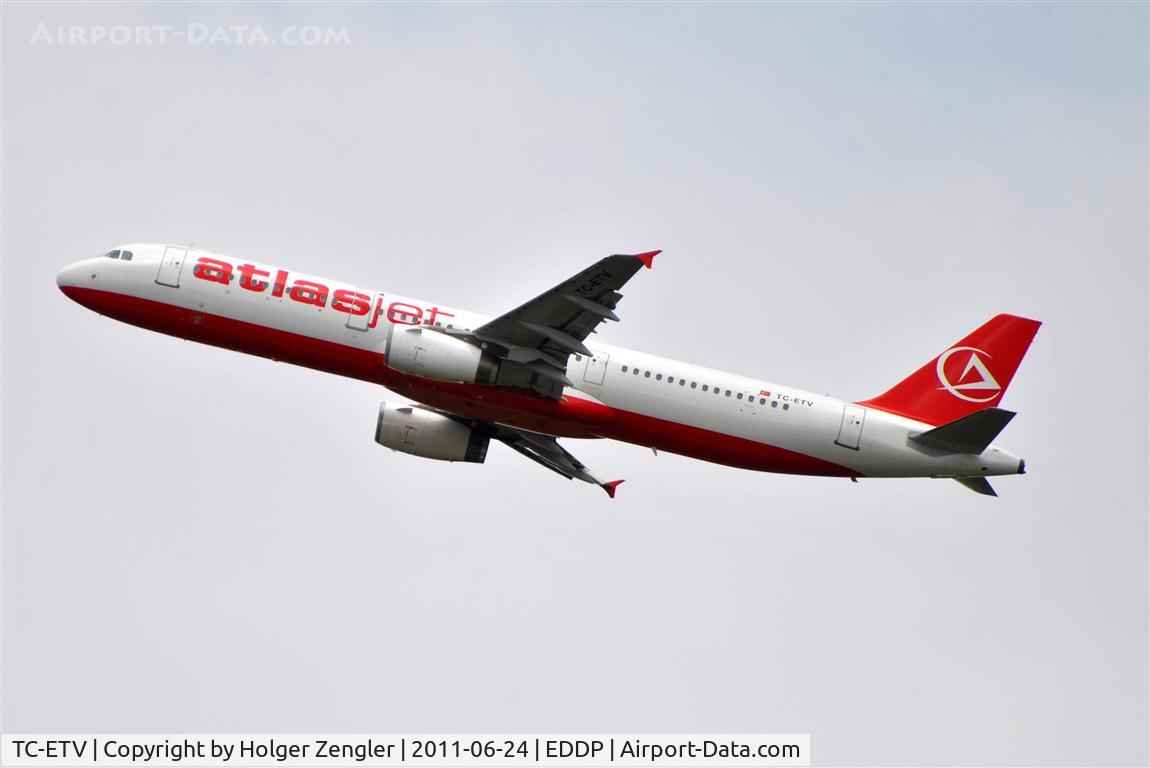 TC-ETV, 2003 Airbus A321-231 C/N 1950, Returning to AYT.