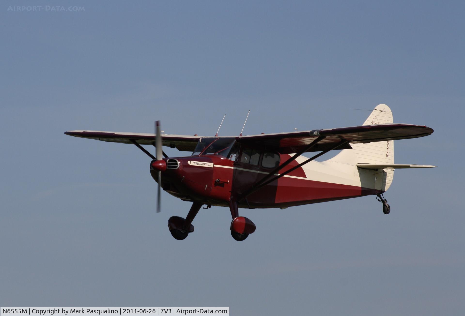 N6555M, 1948 Stinson 108-3 Voyager C/N 108-4555, Stinson 108-3