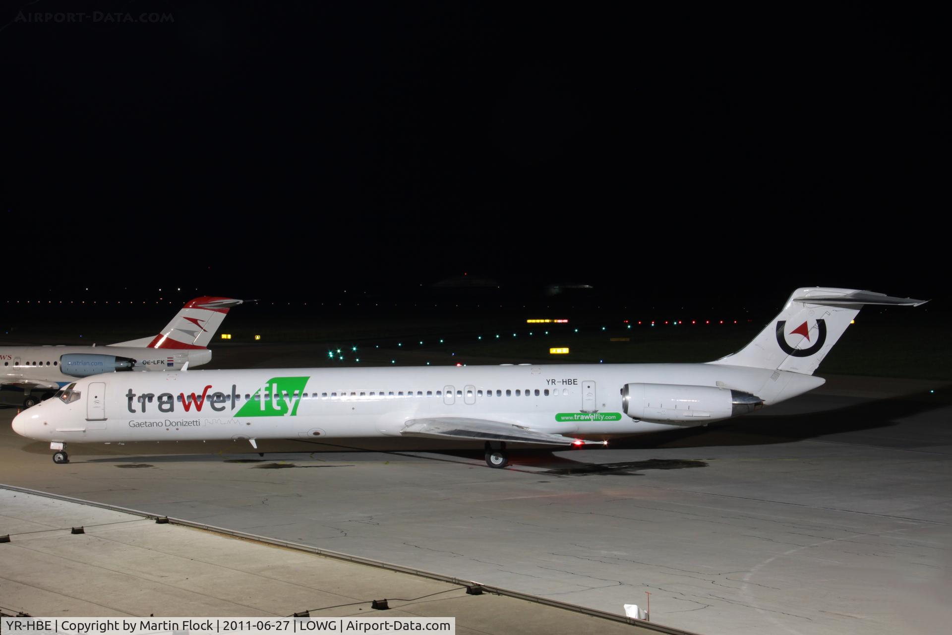 YR-HBE, 1986 McDonnell Douglas MD-83 (DC-9-83) C/N 49396, .....