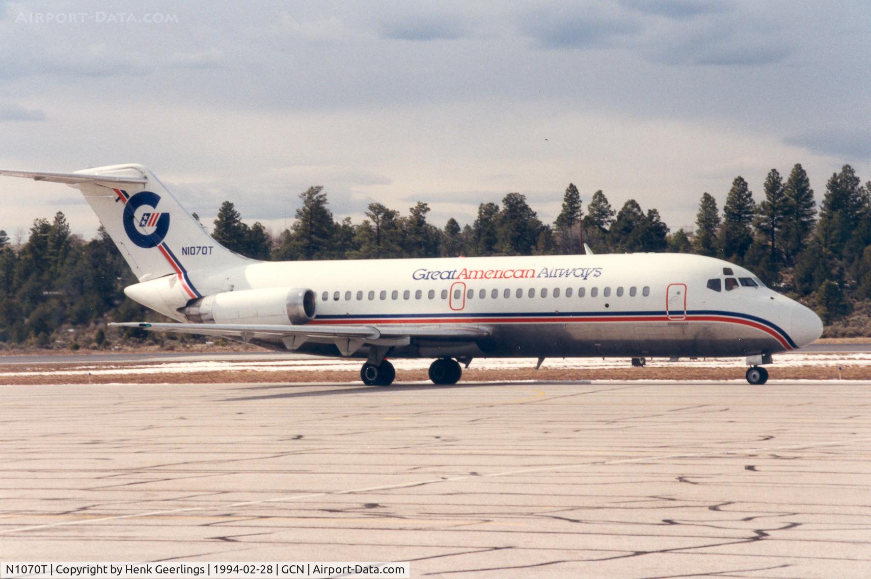 N1070T, 1967 Douglas DC-9-15 C/N 45784, Great American Airways