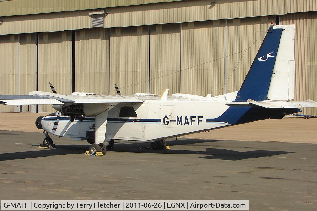 G-MAFF, 1981 Pilatus Britten-Norman BN-2T Turbine Islander C/N 2119, 1981 Pilatus Britten-norman Ltd BN2T ISLANDER, c/n: 2119 at East Midlands