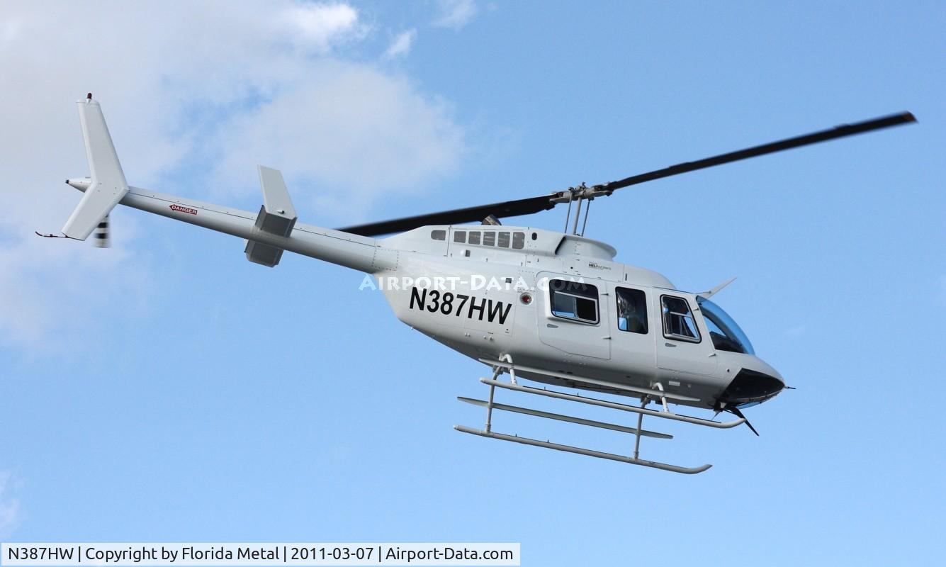 N387HW, Bell 206L-4 LongRanger IV LongRanger C/N 52387, Bell 206L leaving Heliexpo Orlando