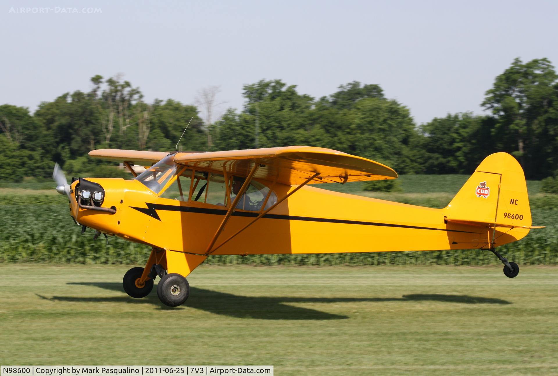 N98600, 1947 Piper J3C-65 Cub Cub C/N 22739, Piper J3C-65