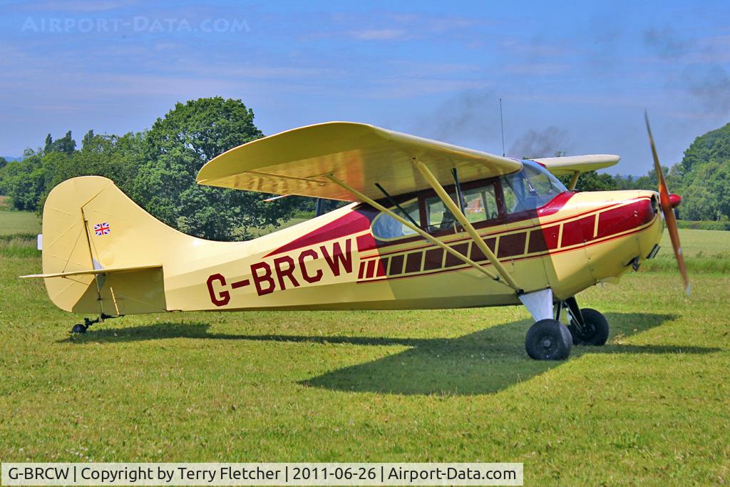 G-BRCW, 1946 Aeronca 11BC Chief C/N 11AC-366, 1946 Aeronca Aircraft Corporation AERONCA 11BC, c/n: 11AC-366 visitor to Baxterley
