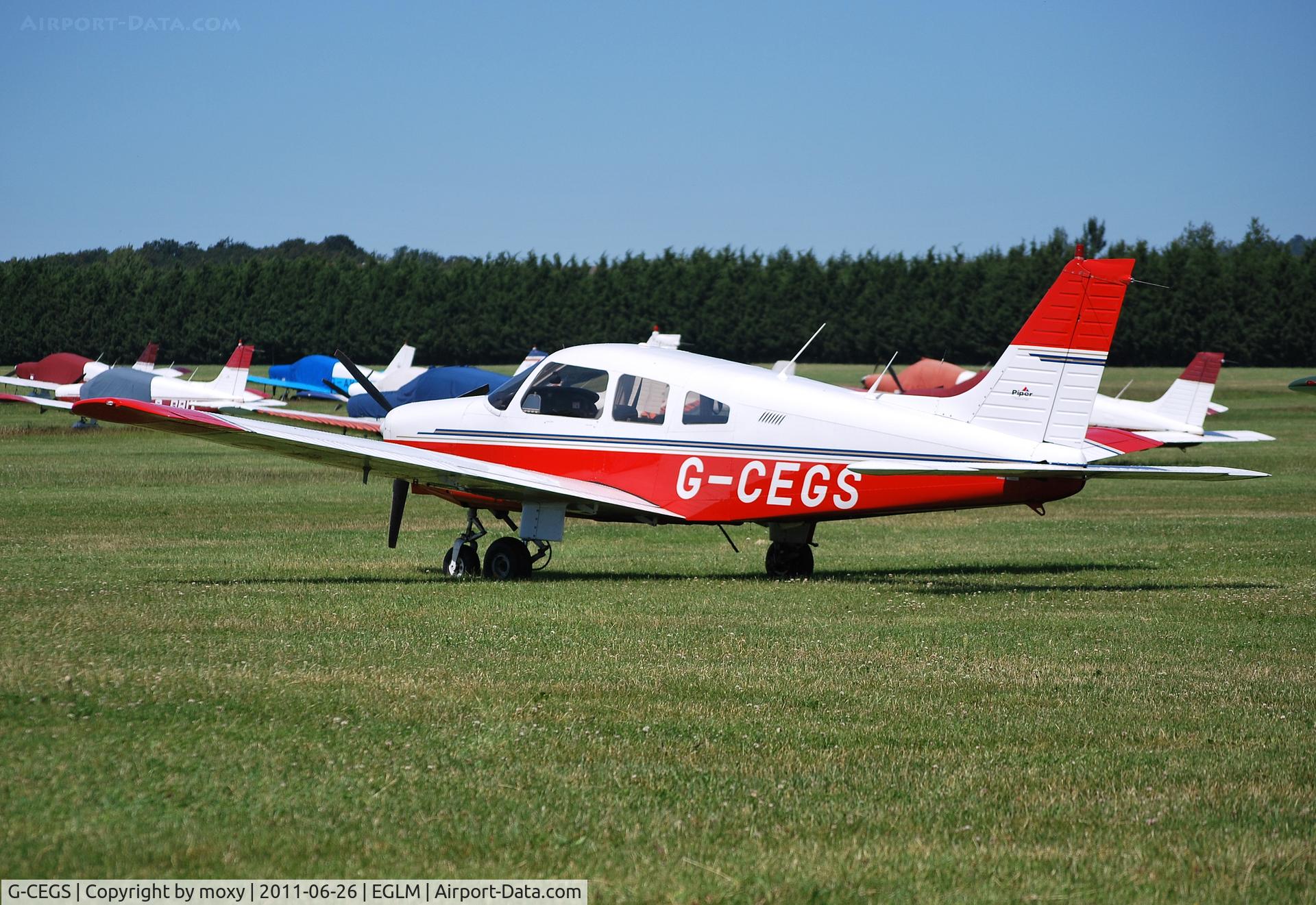 G-CEGS, 1978 Piper PA-28-161 Cherokee Warrior II C/N 28-7816418, Cherokee Warrior II at White Waltham, Ex N6391C