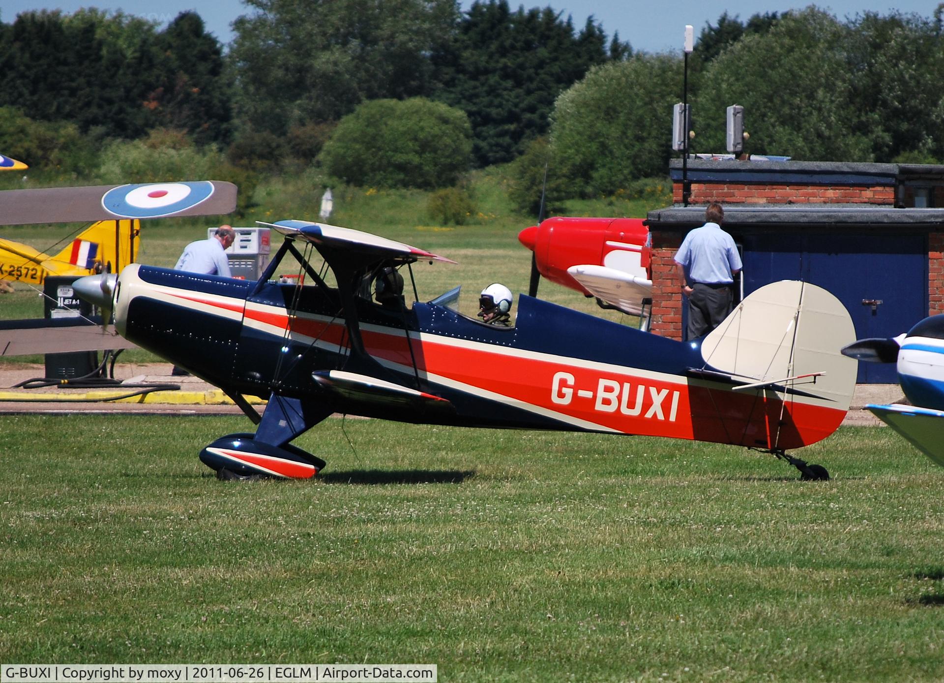 G-BUXI, 1995 Steen Skybolt C/N PFA 064-10755, Steen Skybolt at White Waltham