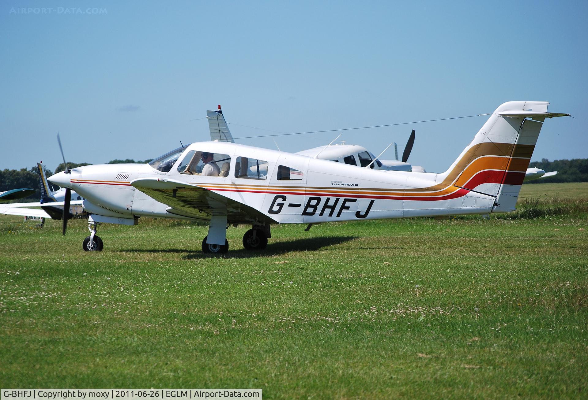 G-BHFJ, 1979 Piper PA-28RT-201T Turbo Arrow IV C/N 28R-7931298, Turbo Cherokee Arrow IV,  ex N8072R at White Waltham.