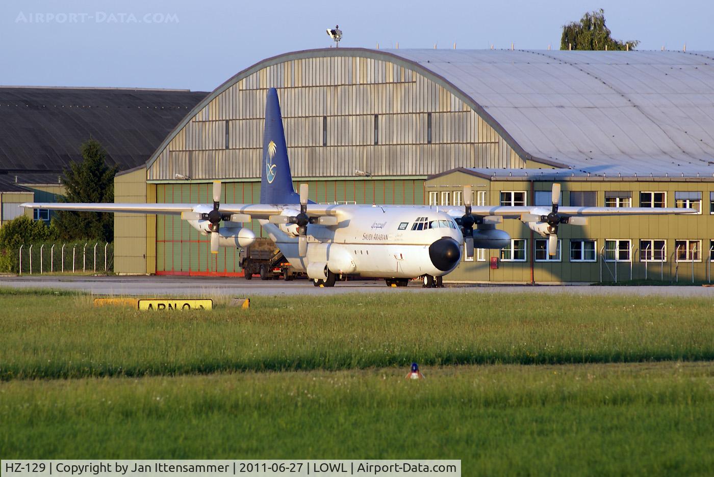HZ-129, 1983 Lockheed L-100-30 Hercules (L-382G) C/N 382-4957, HZ-129 @ LOWL