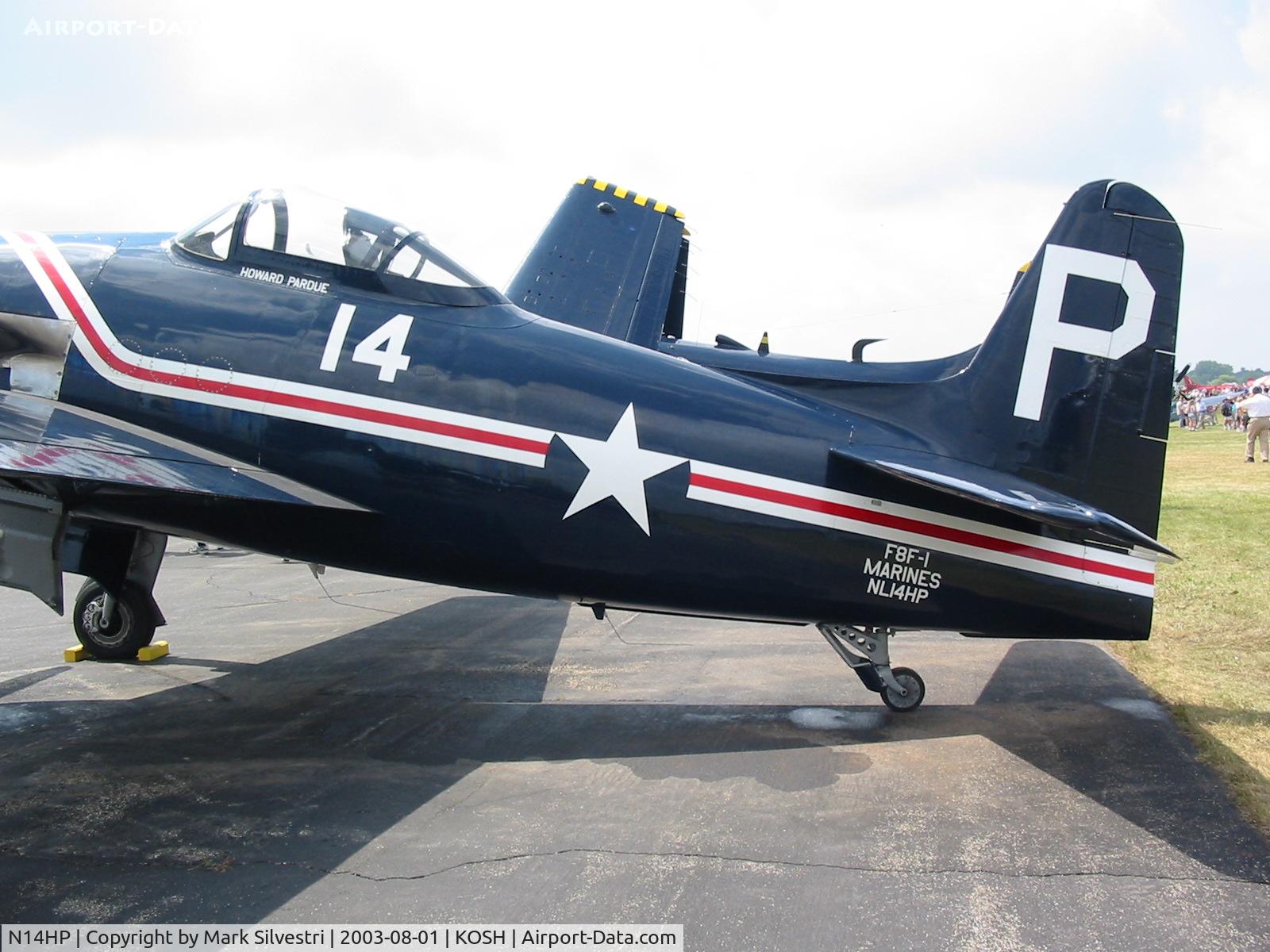 N14HP, 1945 Grumman F8F-1 Bearcat C/N D.10, 2003 Oshkosh Airshow
