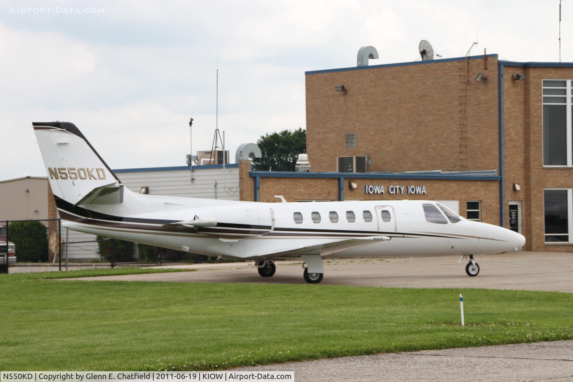 N550KD, 1979 Cessna 550 Citation II C/N 550-0113, Parked on the ramp