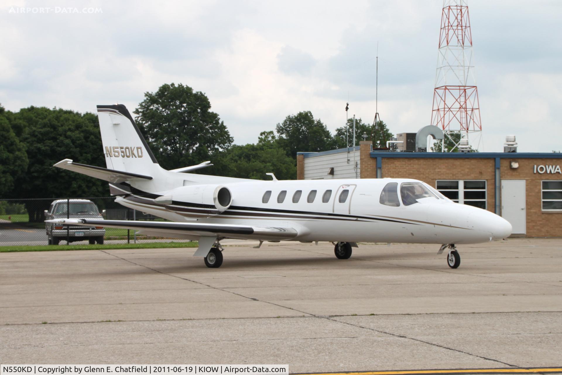 N550KD, 1979 Cessna 550 Citation II C/N 550-0113, Parked on the ramp