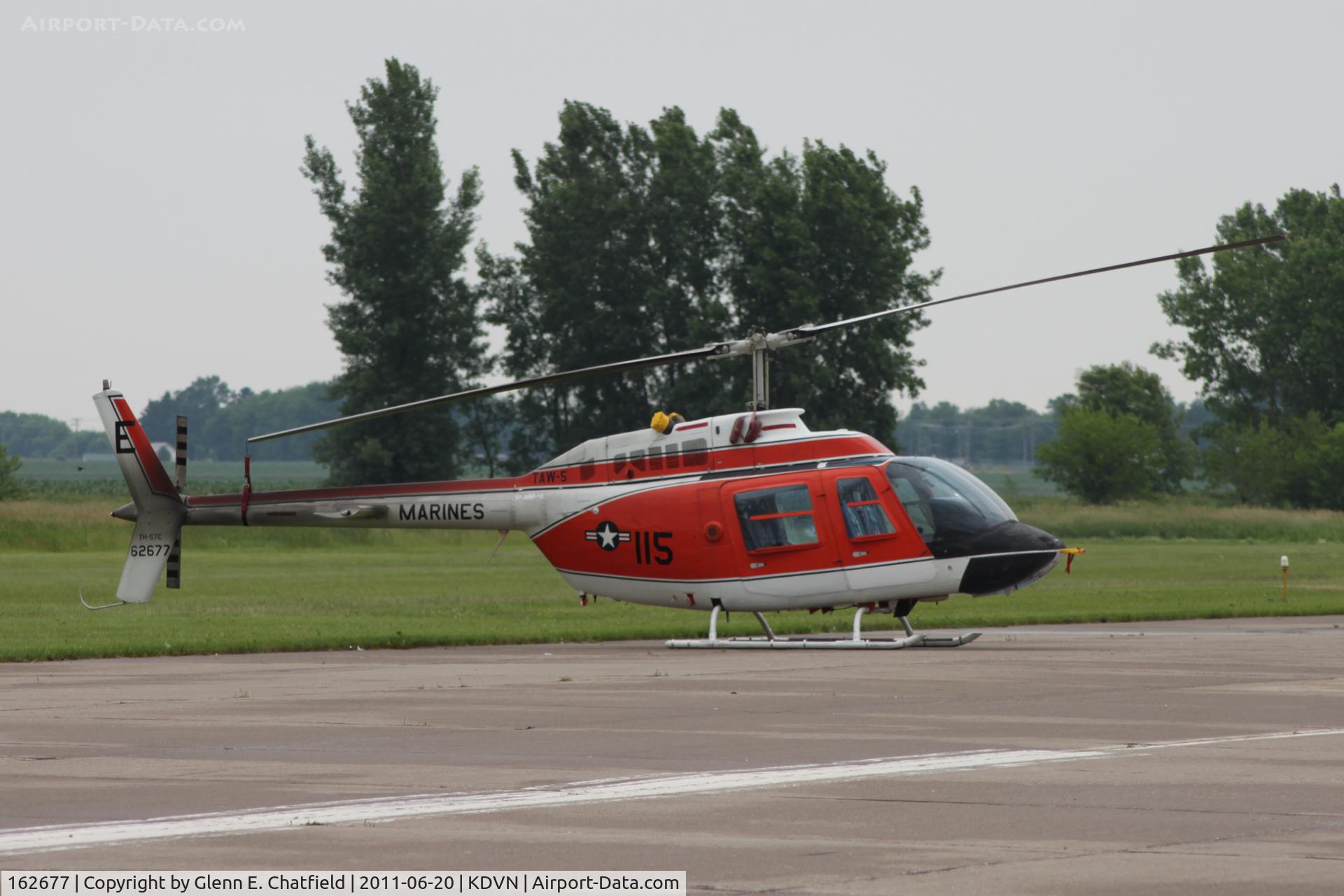 162677, Bell TH-57C Sea Ranger C/N 3766, Parked on runway