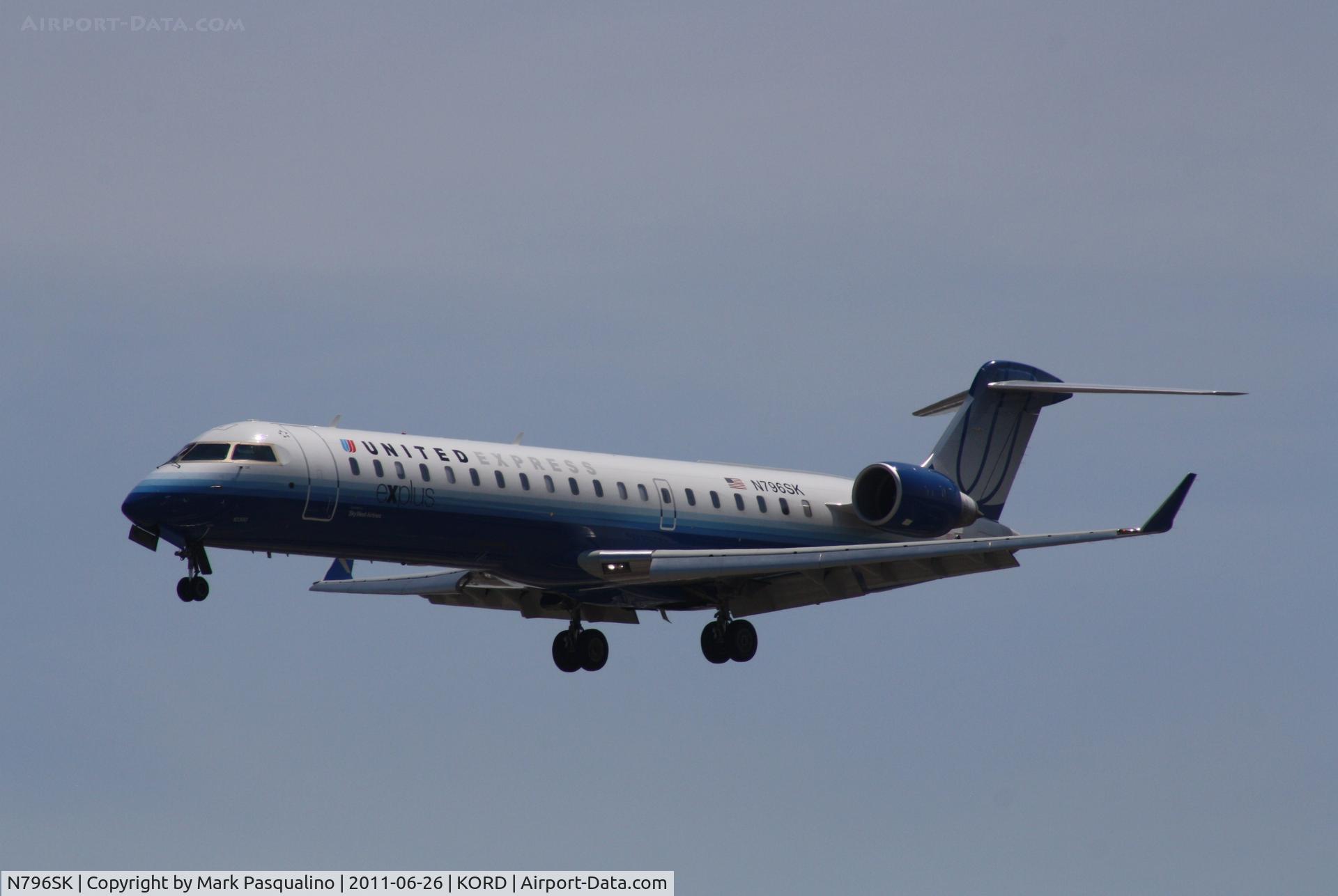 N796SK, Bombardier CRJ-702ER (CL-600-2C10) Regional Jet C/N 10300, CL-600-2C10