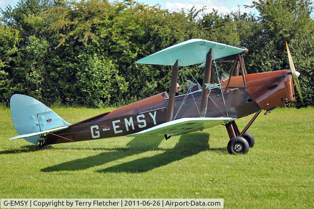 G-EMSY, 1940 De Havilland DH-82A Tiger Moth II C/N 83666, 1940 Morris Motors Ltd DH82A TIGER MOTH, c/n: 83666 at Baxterley