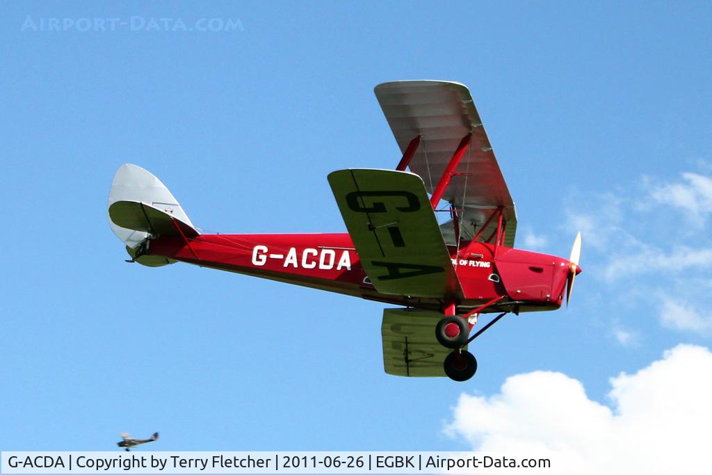 G-ACDA, 1934 De Havilland DH-82A Tiger Moth II C/N 3175, 1934 De Havilland DH82A TIGER MOTH, c/n: 3175 at Baxterley