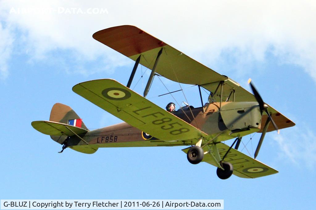 G-BLUZ, 1944 De Havilland DH.82B Queen Bee C/N 1435, 1944 De Havilland DH82B QUEEN BEE, c/n: 1435 at Baxterley