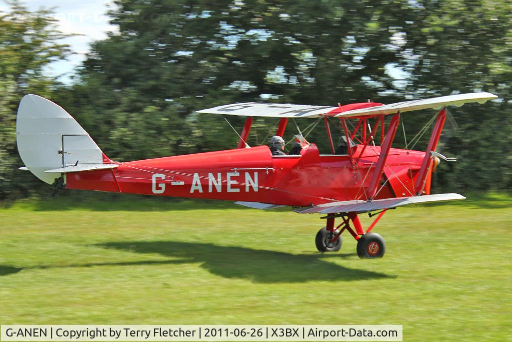 G-ANEN, 1942 De Havilland DH-82A Tiger Moth II C/N 85418, 1942 De Havilland DH82A TIGER MOTH, c/n: 85418 at Baxterley