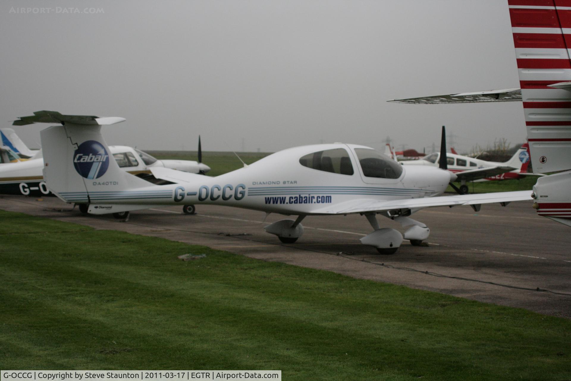 G-OCCG, 2006 Diamond DA-40D Diamond Star C/N D4.230, Taken at Elstree Airfield March 2011