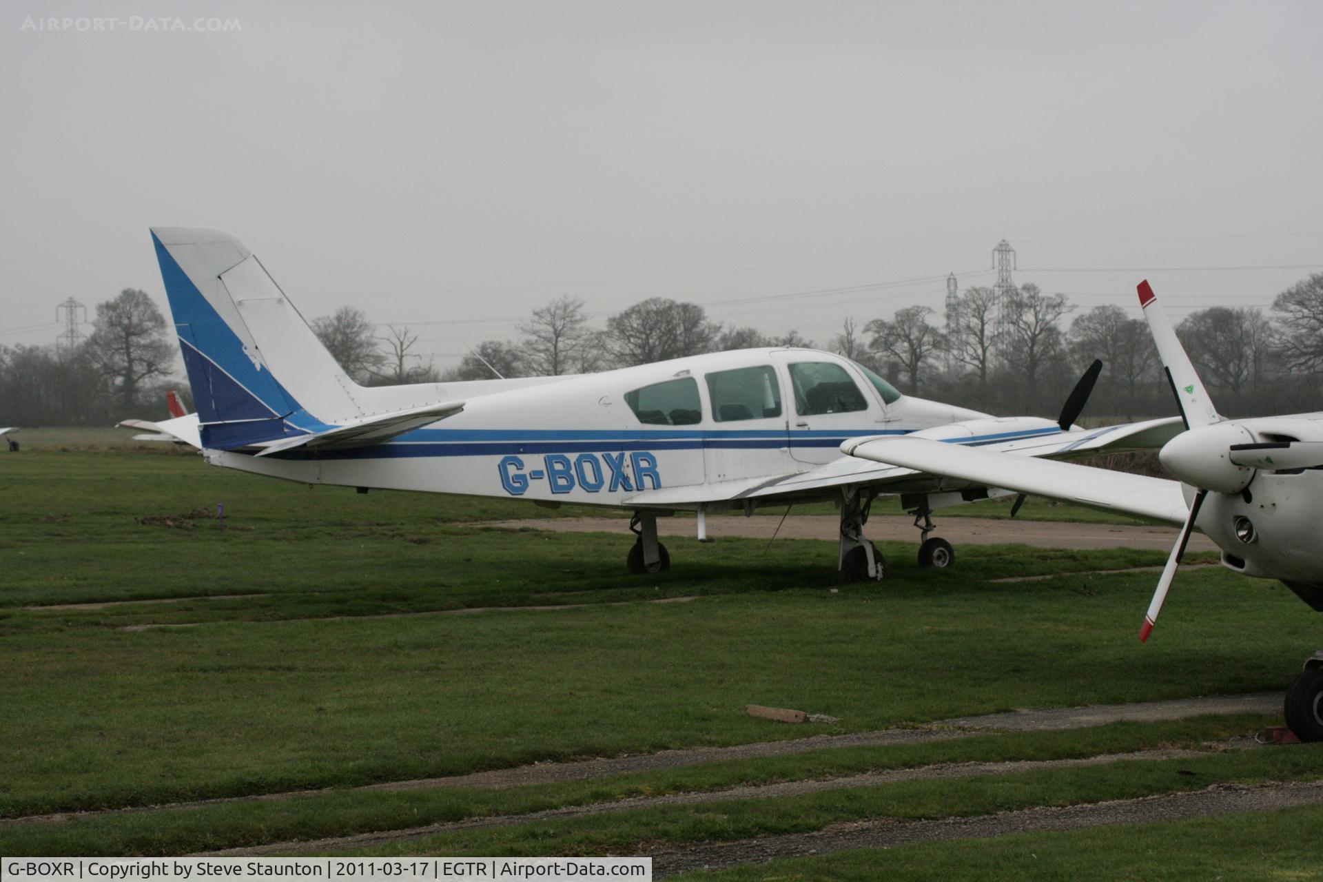 G-BOXR, 1978 Grumman American GA-7 Cougar C/N GA7-0059, Taken at Elstree Airfield March 2011